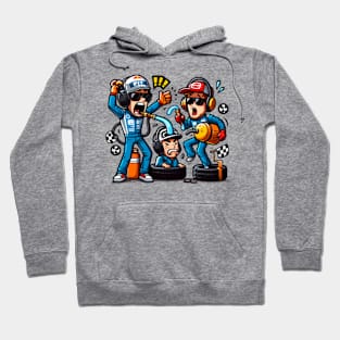 Pit Stop Crew Funny Hoodie